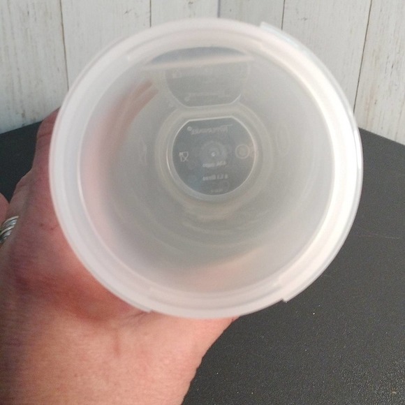 Tupperware Modular Mates 4 3/4 C red seal #1161 #1607 spaghetti holder (C2) - Picture 4 of 5